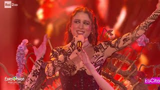 Eurovision 2024  Angelina Mango  la noia  lesibizione che tutti attendevano [upl. by Kowalski]