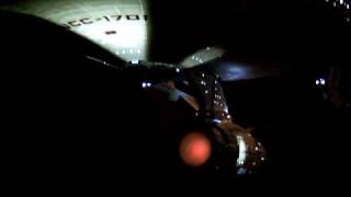 Star Trek USS Enterprise 3 foot model with lights [upl. by Cade]