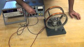 Using a Helmholtz coil and a compass [upl. by Brandais]