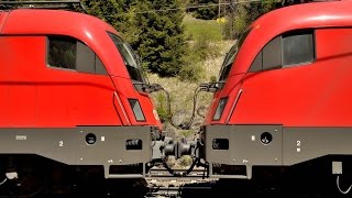 Hoppla Stahlzug mit ANFAHRPROBLEMEN am Brenner [upl. by Dasi]