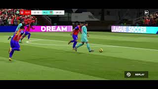 Mallorca vs Barcelona  Messi Ronaldo Vr Junior  Best football Games for Android amp iOS [upl. by Maurilla]