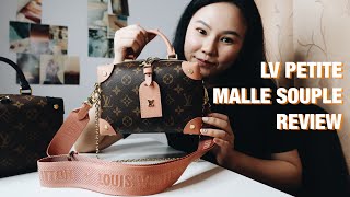 The new LOUIS VUITTON petite MALLE SOUPLE bag in black and pink [upl. by Matusow]