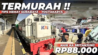 PALING HEMAT🤩 Transportasi Termurah dari Surabaya ke Yogyakarta  Naik KA Sri Tanjung Cuma 80 Ribuan [upl. by Baillie]