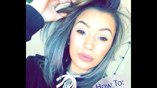 How To Get Ash Grey  Granny Hair Easy  Demo [upl. by Donatelli679]