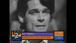 B J Thomas  Rain Drops Keep Falling On My Head 1970 [upl. by Ysus]