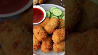 CRUNCHY POTATO NUGGETS in 15 Minutes  Easy Snack Recipe [upl. by Nahtnamas]