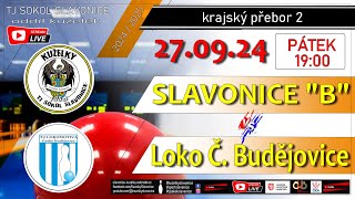 KP2  27092024  Slavonice B vs Loko Č Budějovice C [upl. by Inaej]