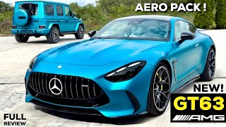 2025 MERCEDES AMG GT 63 Coupe V8 NEW AERO PACK FULL InDepth Review BRUTAL Sound Exterior Interior [upl. by Toole]