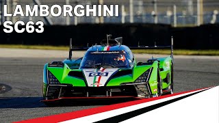 Lamborghini IMSA GTP Debut at The 12 Hours of Sebring [upl. by Ahseele586]