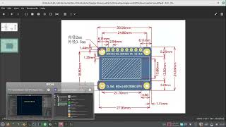 KiCAD 6 footprint  096quot ST7735 SPI 80x160 Display Module [upl. by Alisun478]