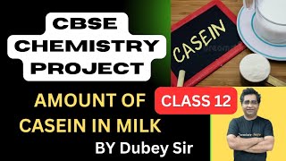 chemistry practical II PROJECT VIVA II AMOUNT OF CASEIN IN MILK II cbse practical Viva practical [upl. by Tabber]