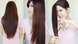 The Best Hair Hack ♥ How to Cut amp Layer Your Hair at Home [upl. by Nibot]