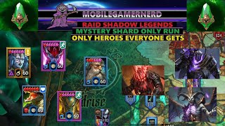 EP 80 Past 270 Days Raid Shadow Legends F2P Mystery Shard Only Run Halloween Fusion and Doom T [upl. by Husch]