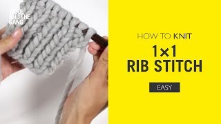 How to Knit 1x1 Rib [upl. by Obeng]