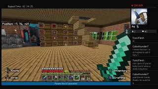 Live Minecraft PS4  Jungle World 27 Trade Center Enchantments [upl. by Bennink]