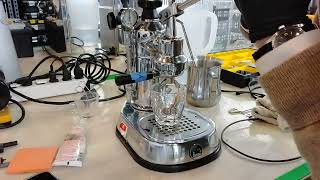 La Pavoni Professional  Test Video [upl. by Onaivlis16]