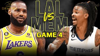 Los Angeles Lakers vs Memphis Grizzlies Game 4 Full Highlights  2023 WCR1  FreeDawkins [upl. by Cote]