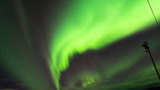 Dancing Aurora  Northern lights in Luleå  Sweden [upl. by Saucy]