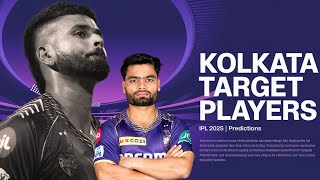 IPL 2025  kkr strategies amp Target players  kkr Retention Breakdown [upl. by Aletta412]