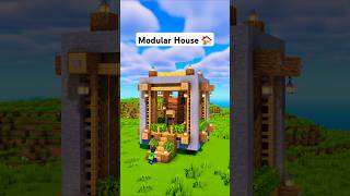 Minecraft Easy Modular House 🏠 minecraft [upl. by Nedry]