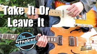 Take It Or Leave It  The Strokes  Guitar Tab Tutorial amp Cover [upl. by Janette]