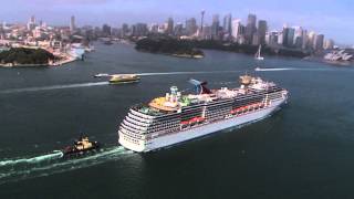 Carnival Spirit  welcome to Sydney [upl. by Alemak]