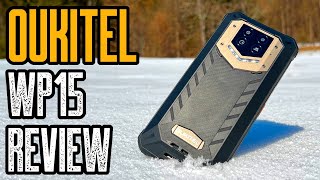 Best Rugged 5G Smartphone OUKITEL WP15 Review [upl. by Ikik]