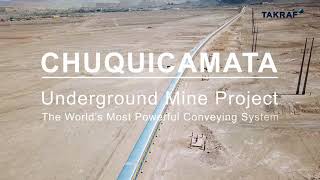 The worlds most powerful belt conveyor system at Chuquicamata Chile [upl. by Francois]