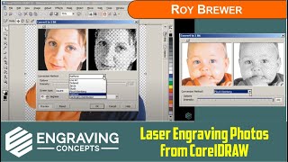 Laser engraving photos from CorelDRAW [upl. by Gustavus529]