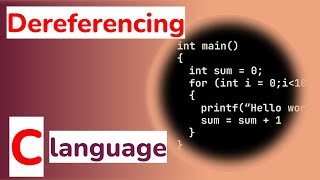 C programming Dereferencing [upl. by Etnuaed260]