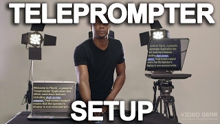 How to Setup a Teleprompter Ep1 Tutorial [upl. by Selegna]