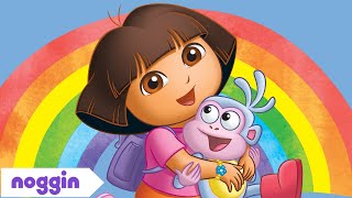 Learn Colors w Dora the Explorer 🎨 Rainbow Colors Song  Noggin [upl. by Aicre149]