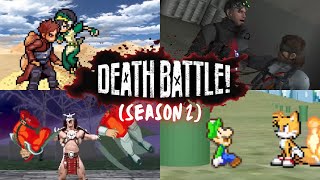 Todos Los KO En Death Battle Season 2 [upl. by Ehcsrop87]