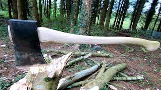 Can a Big Axe Do More Work 6lb Elwell Axe vs 25lb Mueller [upl. by Notnert]