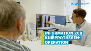 Information zur KnieprothesenOperation [upl. by Arhsub314]