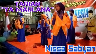 Tarian quotYA MAULANA Dari NISSA SABYANquot Dalam Memeriahkan HUT RI Yang Ke73 TH Di Bangsalsari Jember [upl. by Airym]