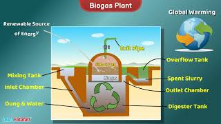 Biogas Plant  Science  Working Model and Explanation [upl. by Nimzay460]