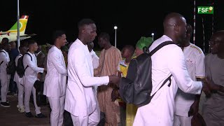 CAN Côte dIvoire 2023 les Lions du Sénégal sont bien arrivés à Yamoussoukro [upl. by Kirchner573]