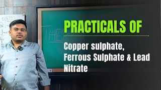 Burning of copper sulphate lead nitrate and Iron sulphate  ch2 10th Science  By Abhishek Sir [upl. by Annailuj]