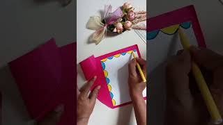 😍How To Make Diwali Card😍handmade Diwali greeting cardeasy Diwali card making ideadiwali [upl. by Jeffers]