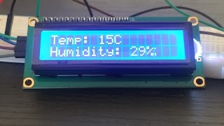 Beginner Arduino Project  DHT11 with LCD I2C [upl. by Eissim]