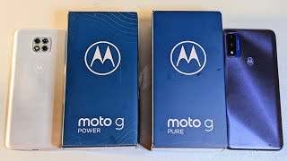 Motorola Moto G Power 2021 vs Moto G Pure 2021 in 2022 [upl. by Kina]