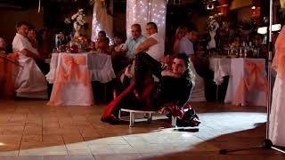 Contortion Show in restaurant [upl. by Burty]