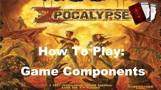 Zpocalypse  How To Play  Pt1  Game Components [upl. by Normalie]