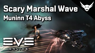 EVE Online  Muninn vs Marshal in T4 Dark abyss scary [upl. by Batholomew445]