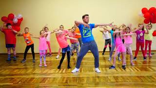 Zumba Kids easy dance  I like to move it [upl. by Ankney]