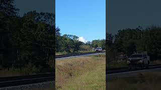 M453 passing a hi railer at wildwood csxtransportation railway csxrailroad wildwood train [upl. by Particia]