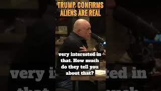 Trump confirms ALIENS ARE REAL on the Joe Rogan Experience [upl. by Dace]