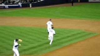 2009 World Series Game 2  Yankees Take the Field [upl. by Nrubua]