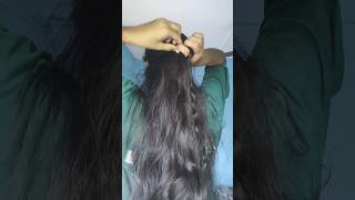 Fast amp simple hairstyle any time✨ glowing with sakshi gupta 😋 trending shorts reels ✨ [upl. by Siddra]